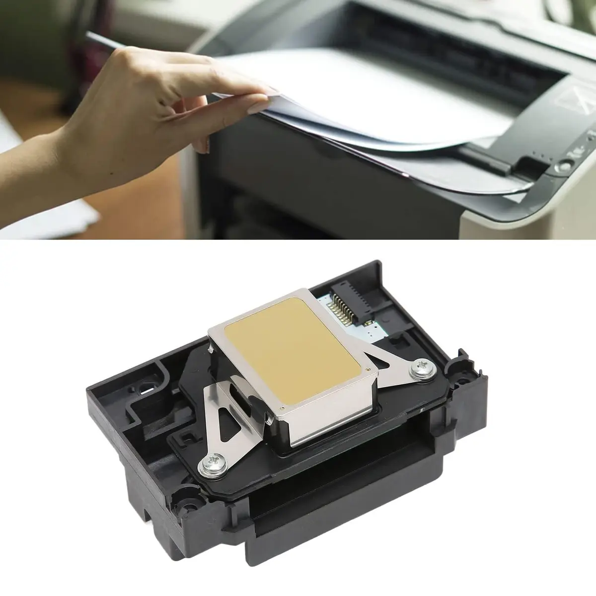 Ejoyous Printer Print Head for R260 R390 1390 L1800 1400 1430 1500W | High Reliability, Lightweight ABS - view 2