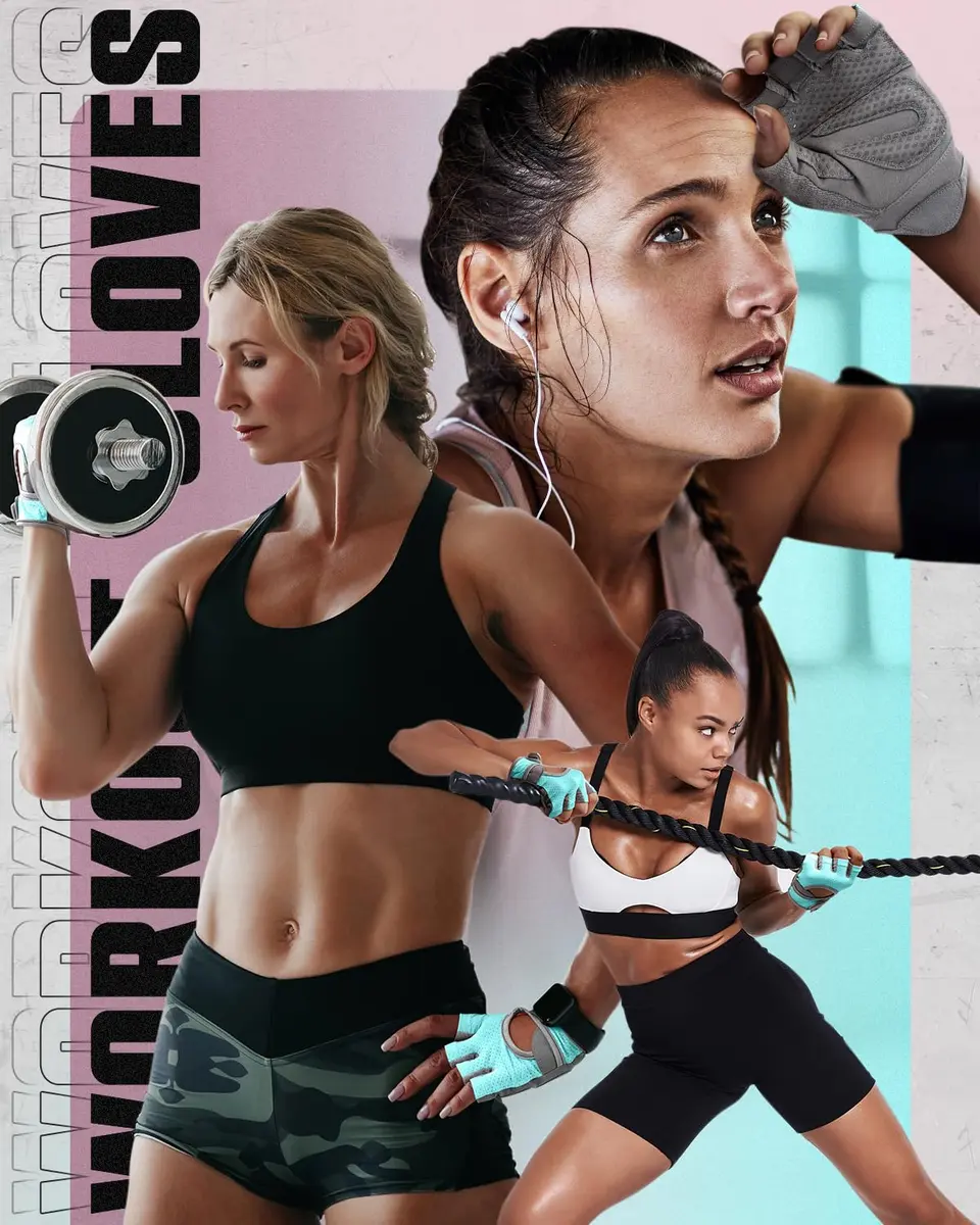 VINSGUIR Workout Gloves for Women and Men | Breathable & Padded Weight Lifting Gloves - view 6