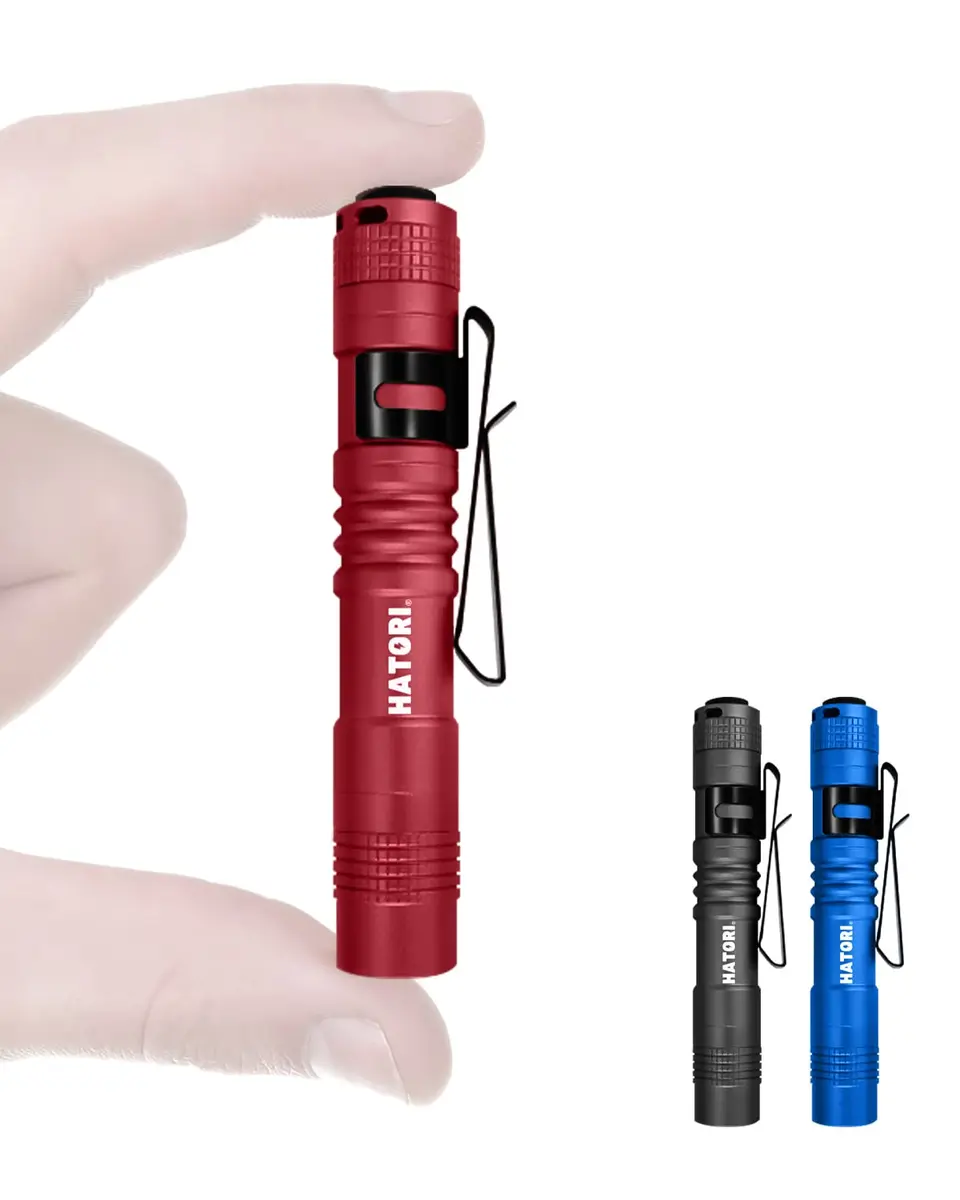 HATORI Mini LED Flashlight 150 Lumens | Compact, Waterproof & Portable for Emergencies - main product image