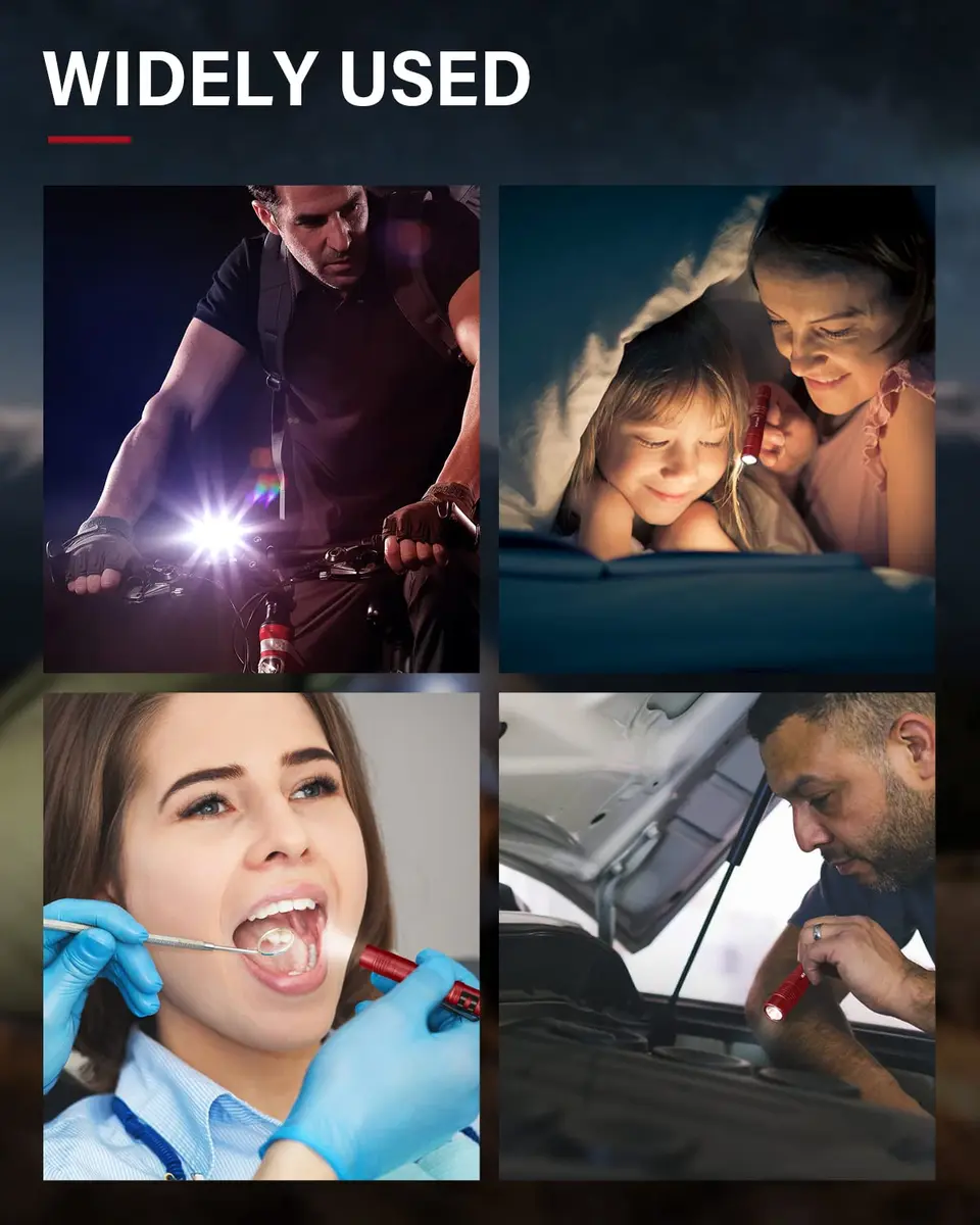 HATORI Mini LED Flashlight 150 Lumens | Compact, Waterproof & Portable for Emergencies - view 7