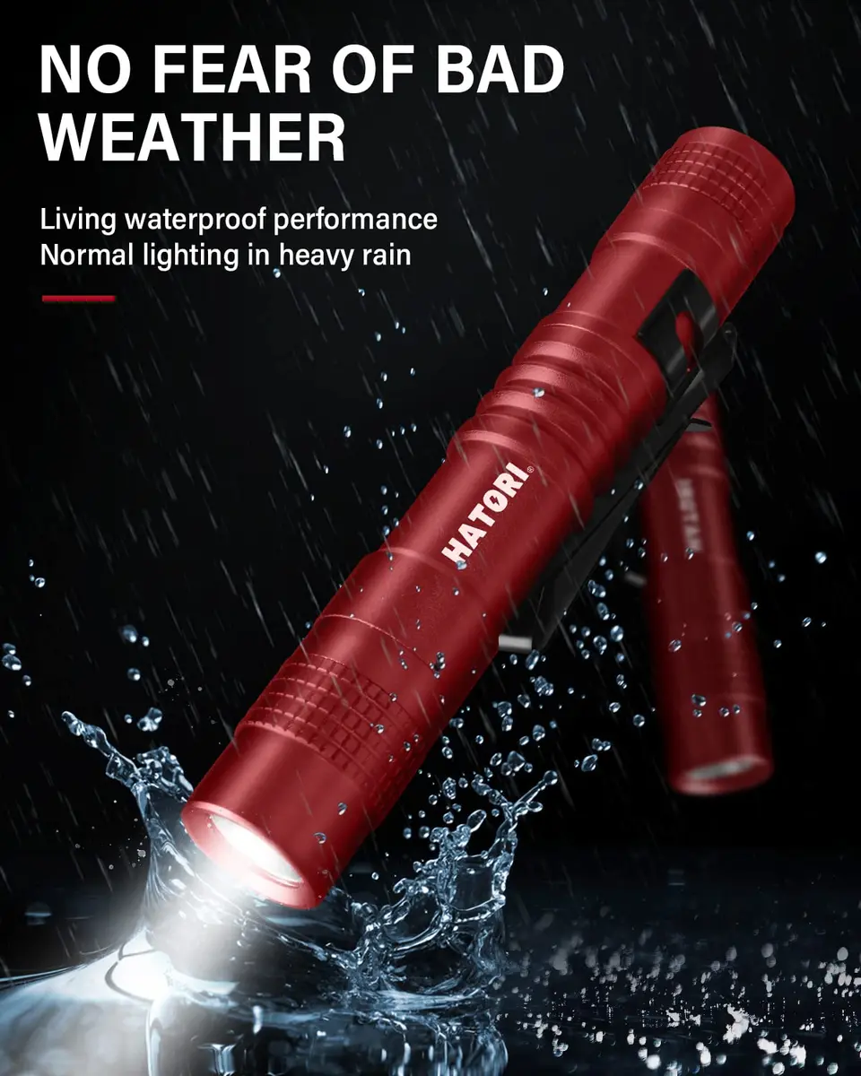 HATORI Mini LED Flashlight 150 Lumens | Compact, Waterproof & Portable for Emergencies - view 4