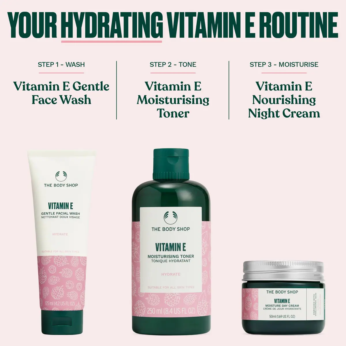 The Body Shop Vitamin E Moisturizing Toner | For Sensitive Skin, 8.4 Fl Oz - view 6