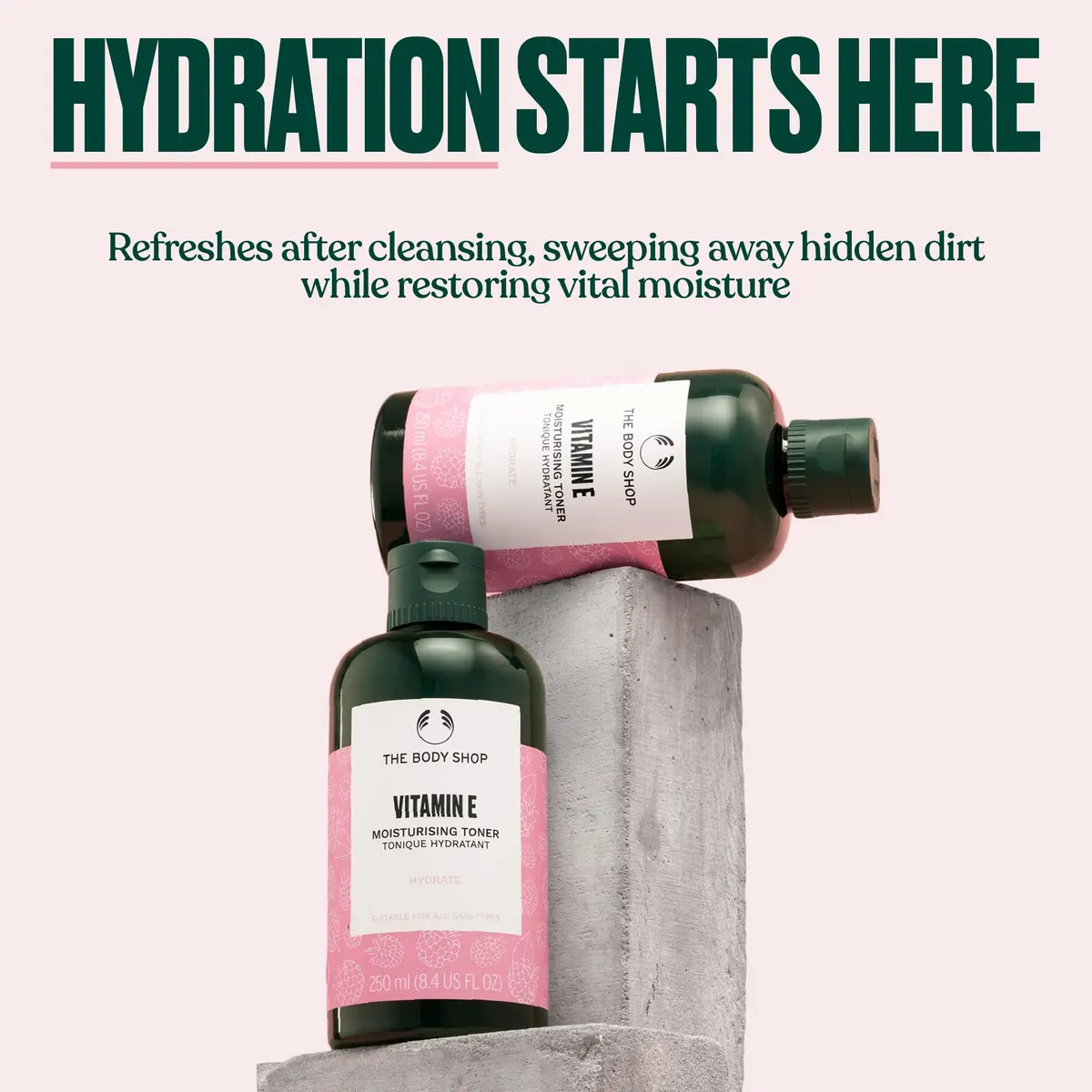 The Body Shop Vitamin E Moisturizing Toner | For Sensitive Skin, 8.4 Fl Oz - view 2