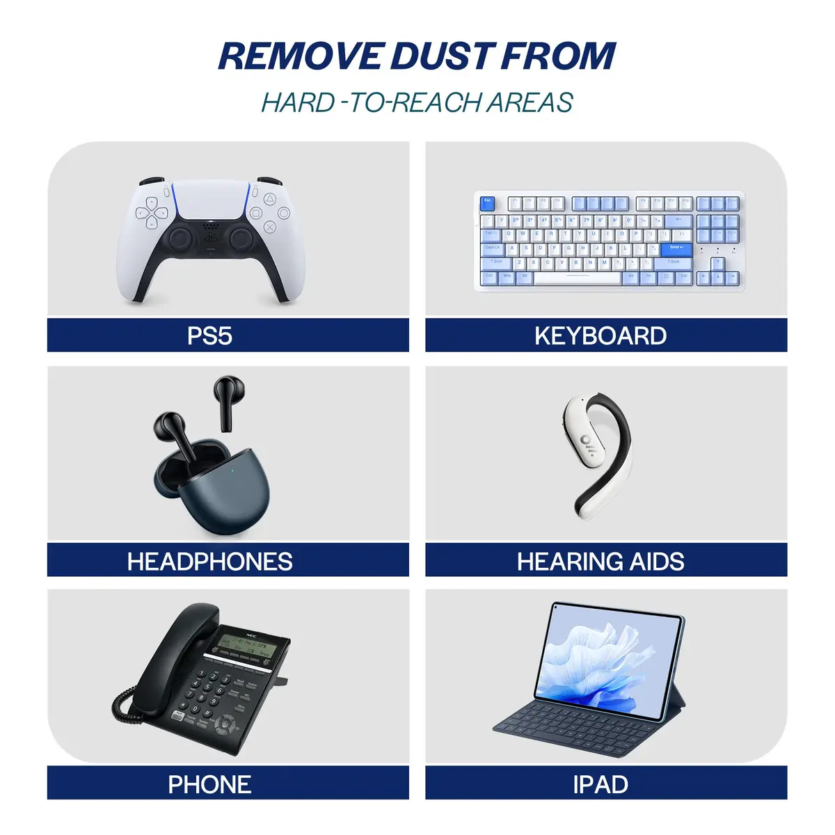 iDuster Compressed Air Duster for Electronics - 2x 3.5oz Cans | Powerful Dust Removal for Keyboards & PCs - view 3