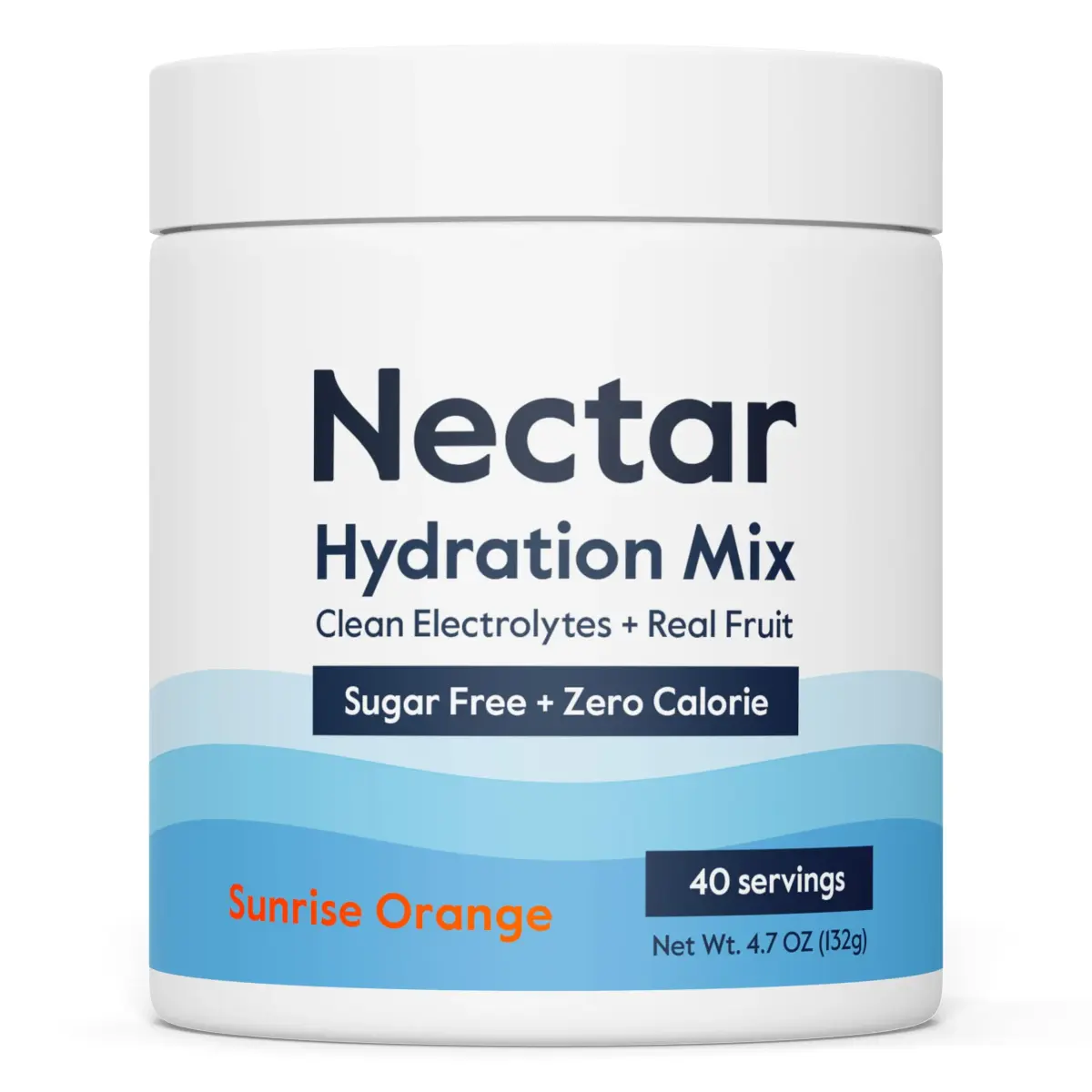 Nectar Orange Electrolyte Powder | Hydration for Athletes & Gym-Goers (40 Servings) - main product image