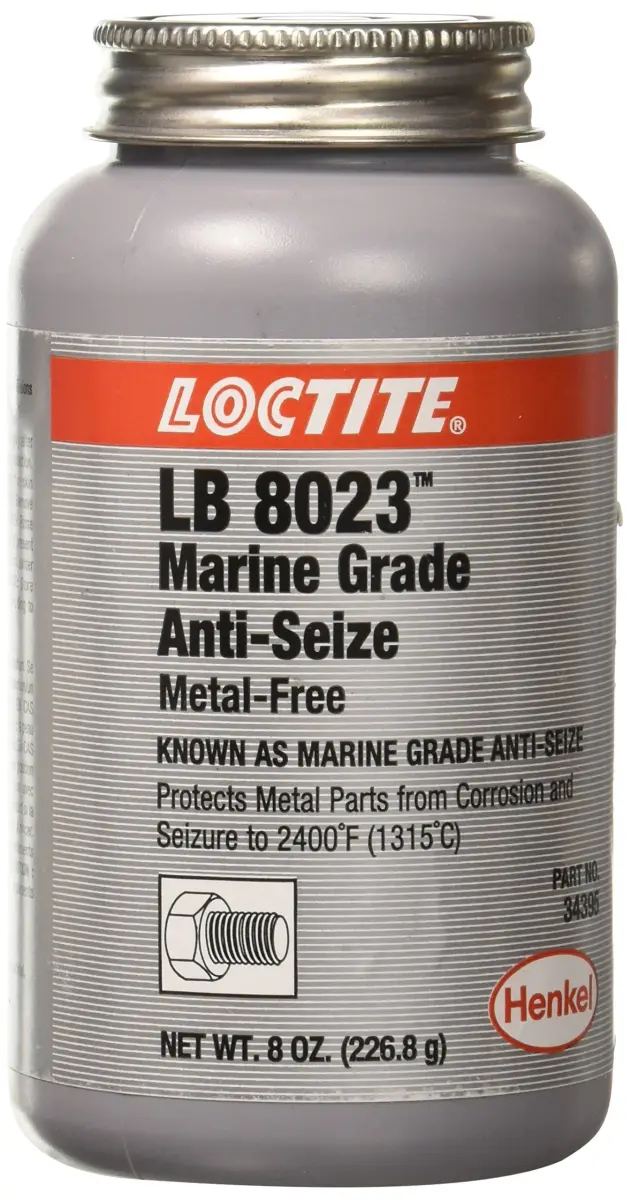 Loctite Paste Anti-Seize Lubricant 8 oz (237ml) Can | High-Temp Marine Grade for Steel Parts - main product image
