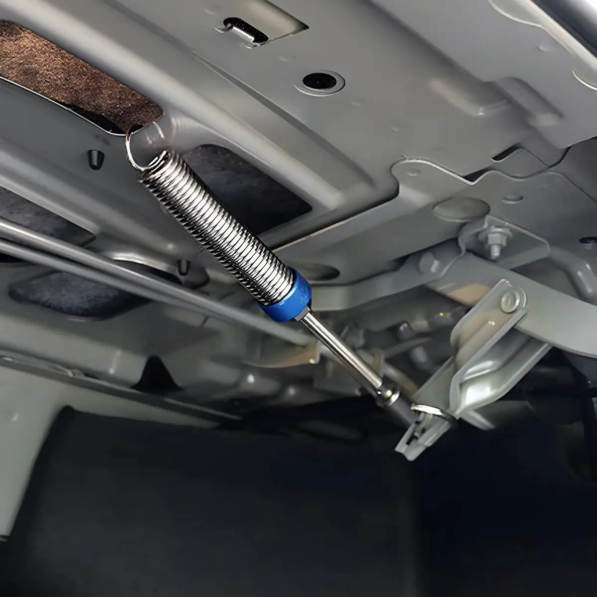 AICEL Car Trunk Lid Metal Spring 2pcs Adjustable Stainless Steel | Universal Auto Lift Support (70-120 chars) - view 6