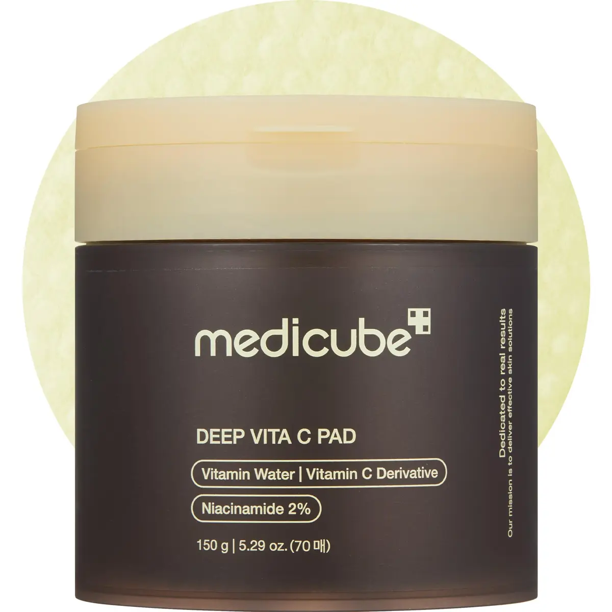 medicube Deep Vita C Toner Pads 70 Count (2.27 kg) | Vitamin Water for Uneven Skin Tone - main product image