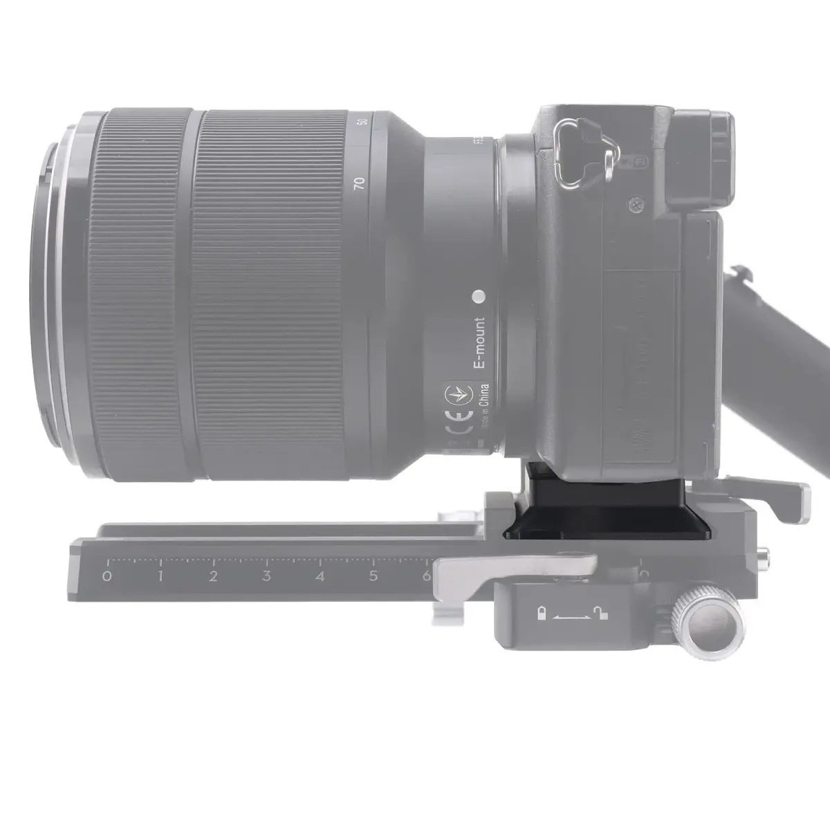 FocusFoto Upper Quick Release Baseplate QR Plate for DJI Ronin RS2/RSC2/RS3/RS4 Pro Gimbal Stabilizer, Arca-Swiss Standard (49x38x12mm) - view 5