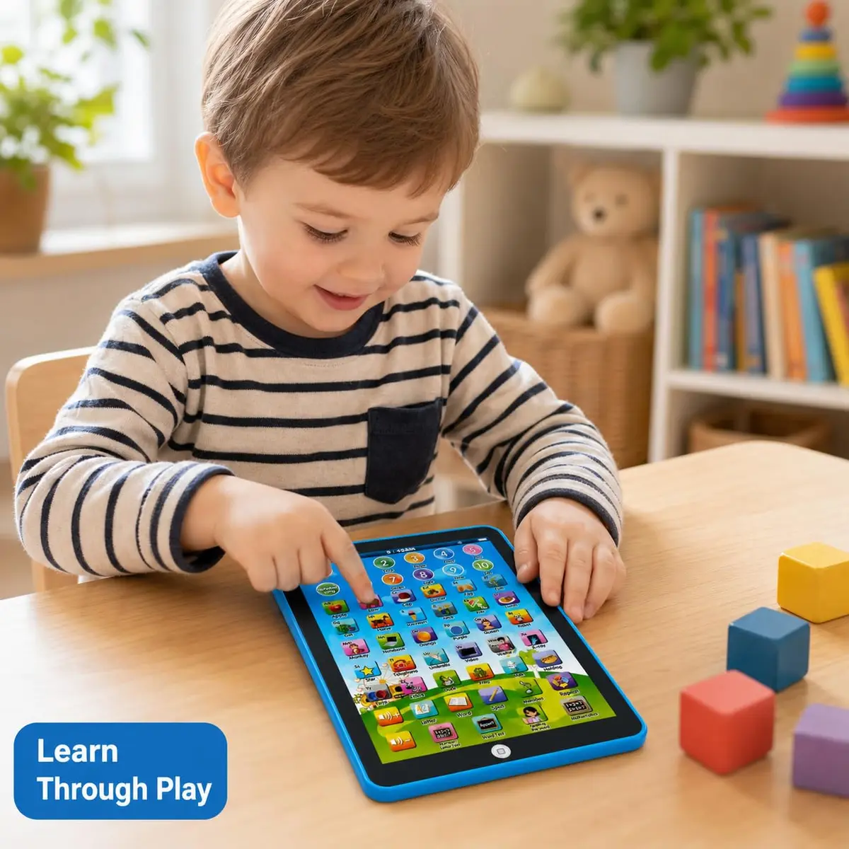 STOULKD Toddler Learning Tablet for Ages 2-4 | Screen-Free ABC Numbers Words Music - view 6