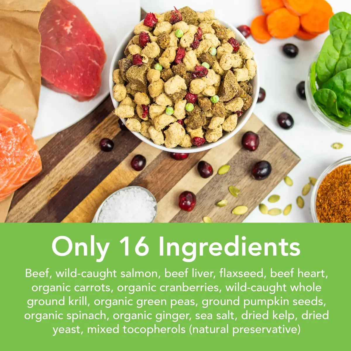 Simple Food Project - Beef & Salmon Recipe - Freeze Dried Raw Food for Dogs - 48oz | High-Quality, USA Sourced - view 5