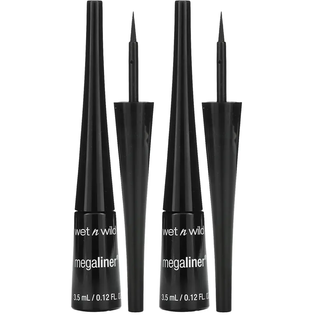 wet n wild MegaLiner Liquid Eyeliner - Black (Packaging) - Pack of 2 - main product image