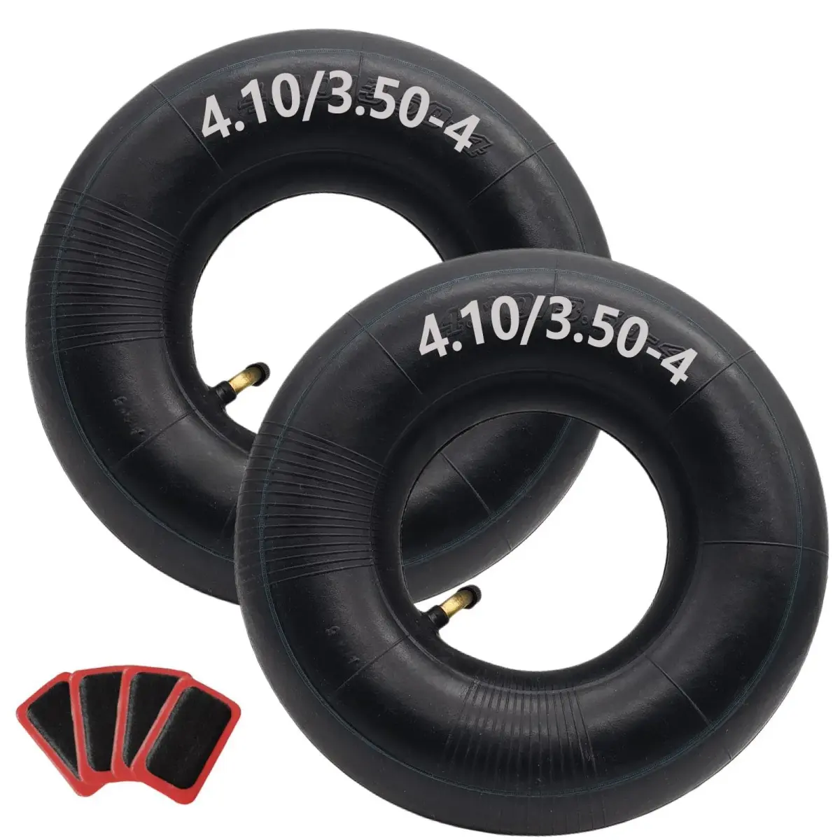 Swagnaz 4.10/3.50-4 Inner Tube 2-Pack | Heavy Duty Replacement for Wheelbarrows & Carts - view 4