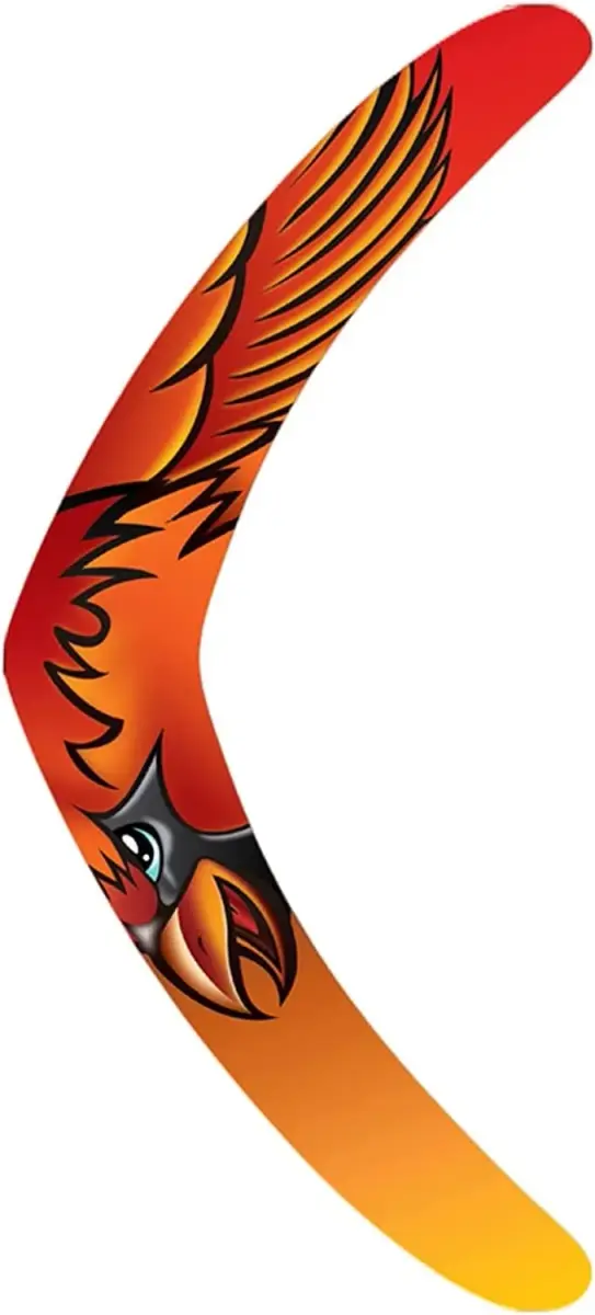 Inborntrait V-Shaped Boomerang for Kids & Adults (Red-Eagle) | Soft Foam Outdoor Toy - main product image