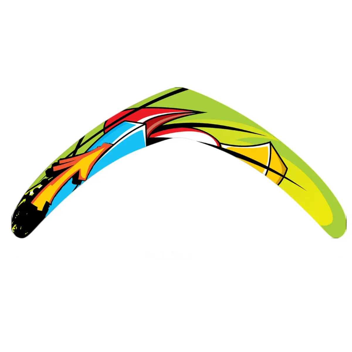 Inborntrait V-Shaped Boomerang for Kids & Adults, Soft Foam Returning Boomerang | Green-Arrow Style for Outdoor Fun - view 2