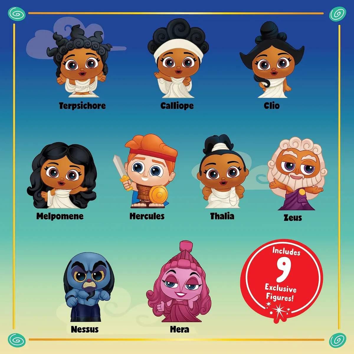 Disney Doorables Hercules Collector Pack, 9 Mini Figures | Mythic Disney Toy Set for Kids 5+ - view 2