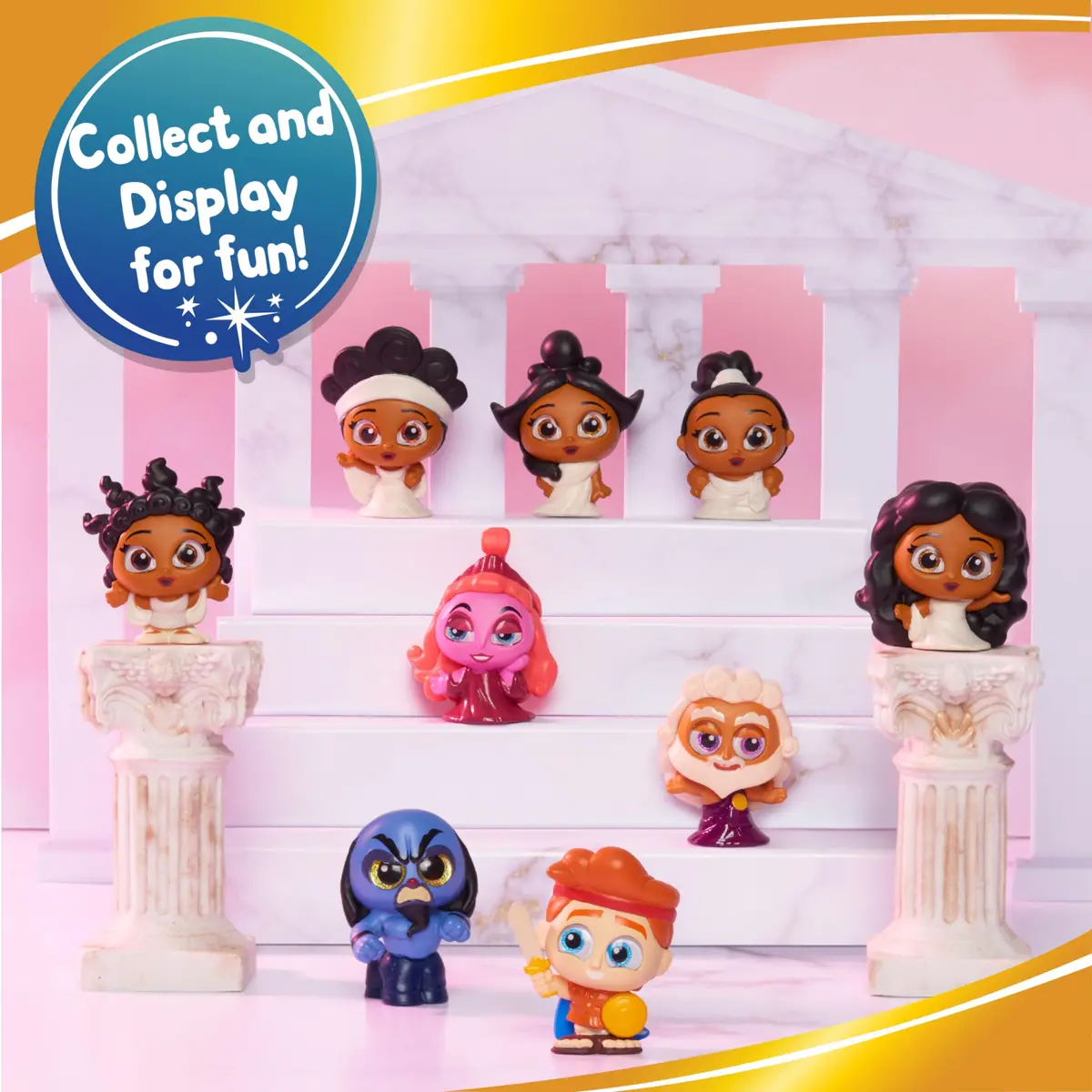 Disney Doorables Hercules Collector Pack, 9 Mini Figures | Mythic Disney Toy Set for Kids 5+ - view 4