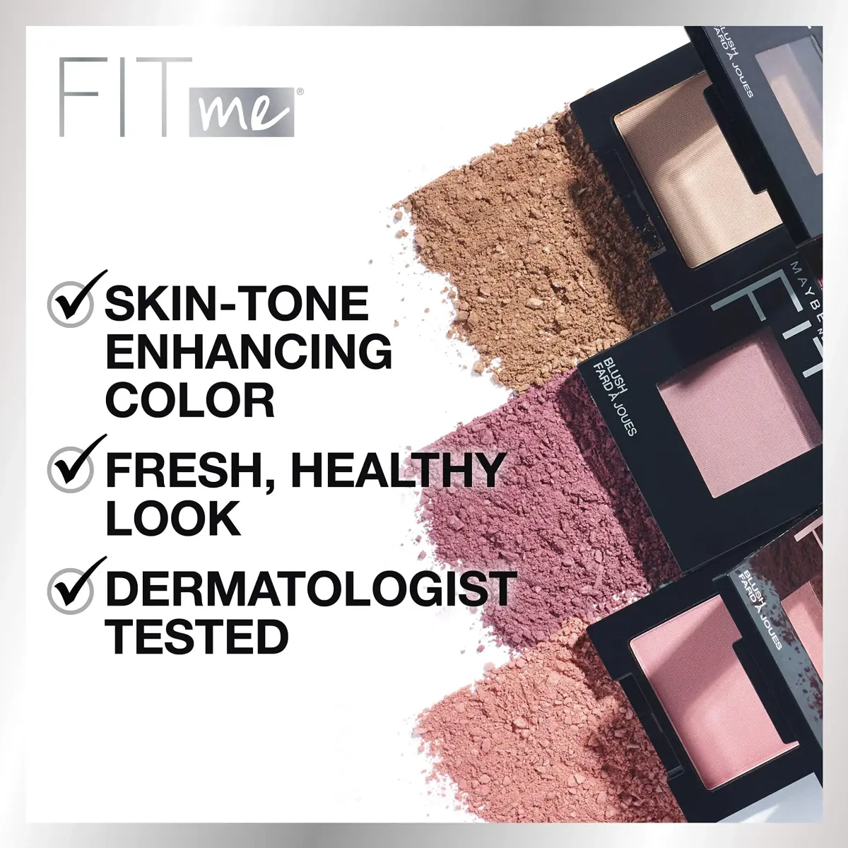 Maybelline Fit Me Blush Buff 0.64 oz (18.14 g) | Natural All-Day Color - view 4