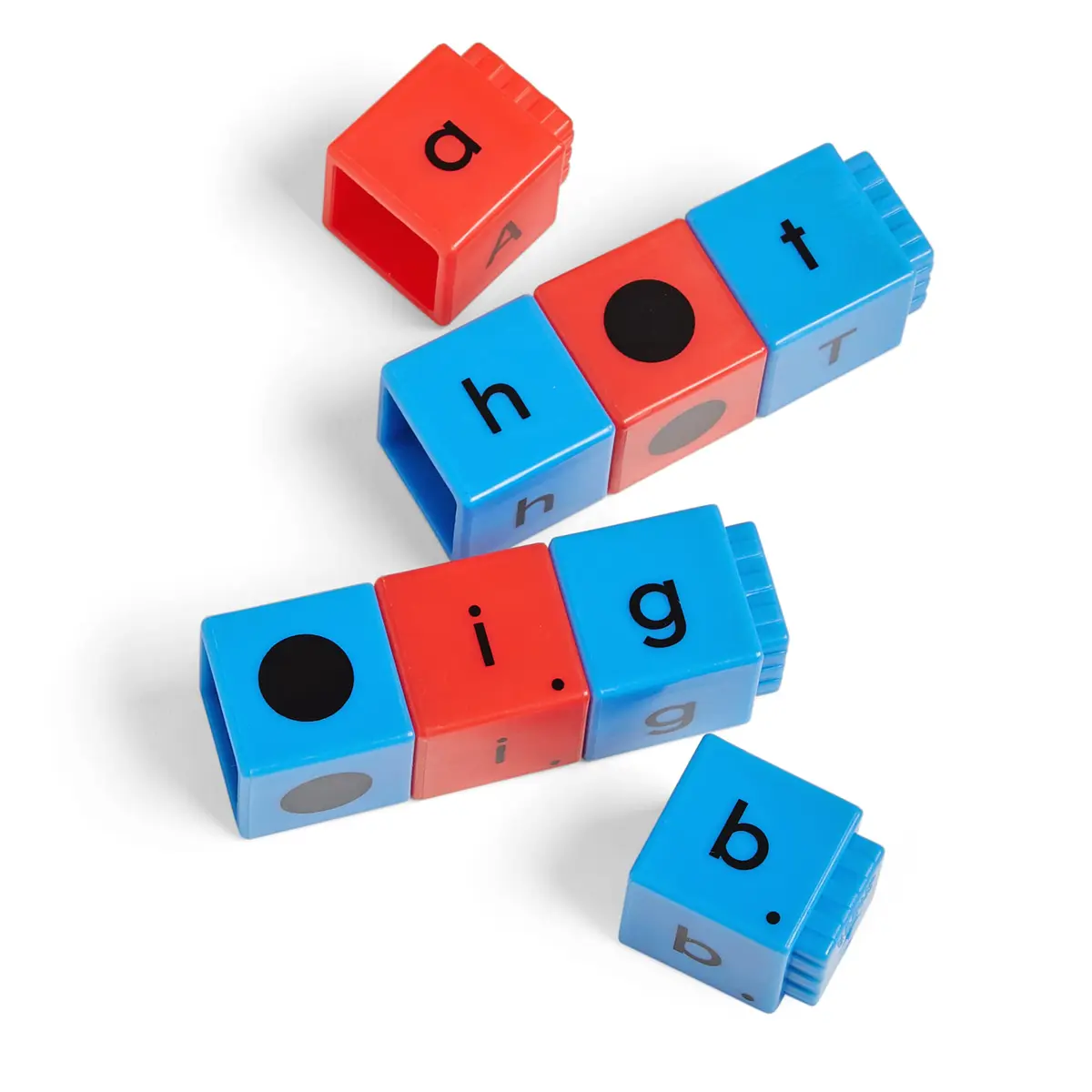 hand2mind Reading Rods Alphabet & CVC Words, Letter Blocks, Ages 3+ | Multicolor, 60 Rods for Early Literacy - view 7