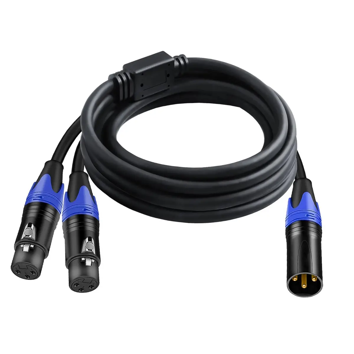 Seefeful 5FT XLR Y Splitter Mic Cable | Balanced Audio for Studio & Stage - main product image