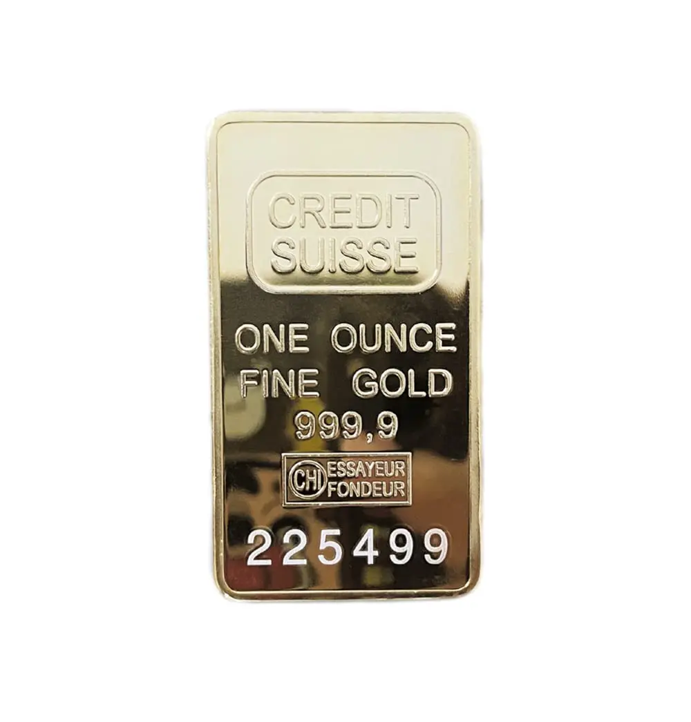 LRGKMCWTOB Replica Brick Bullion 1 oz (35g) | Movie Prop for Pirate Costume Party Supplies - main product image