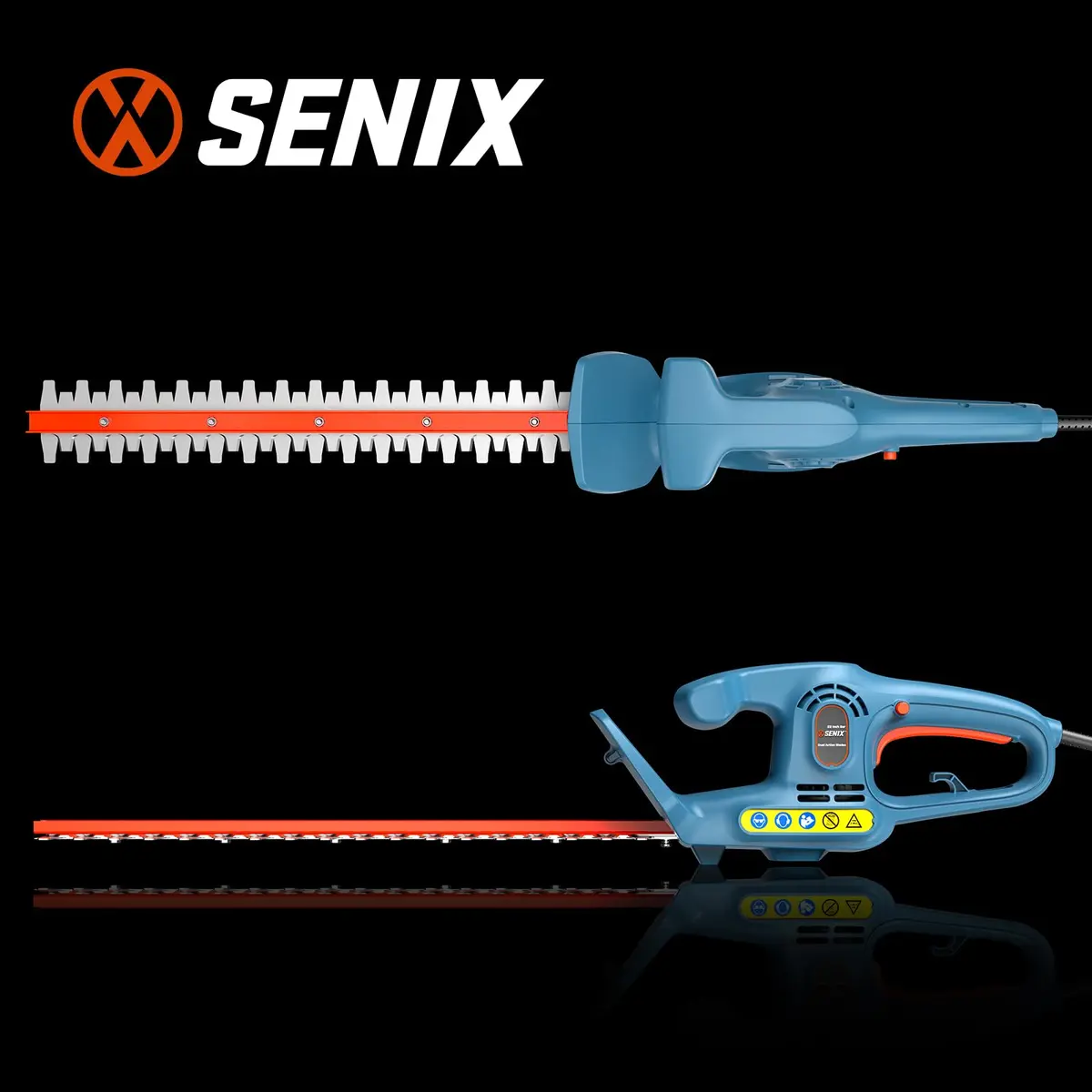 SENIX HTE3.8-L 21-Inch 120V Electric Hedge Trimmer | Precise 3/4" Cut, Alloy Steel Blades, Lightweight & Durable - view 7