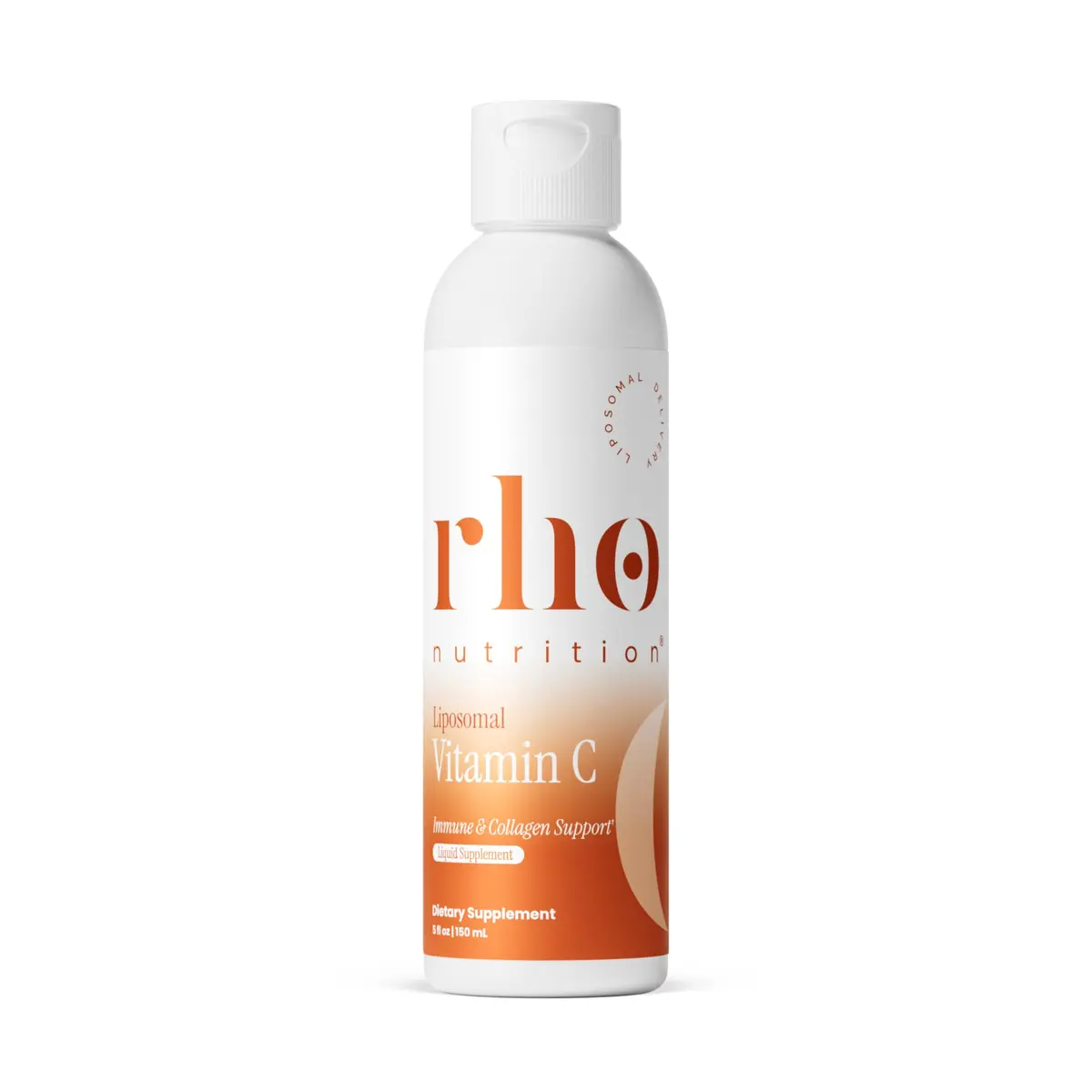 Rho Nutrition Liposomal Vitamin C Liquid Supplement | Supports Immunity & Collagen, 5 Fl Oz - main product image