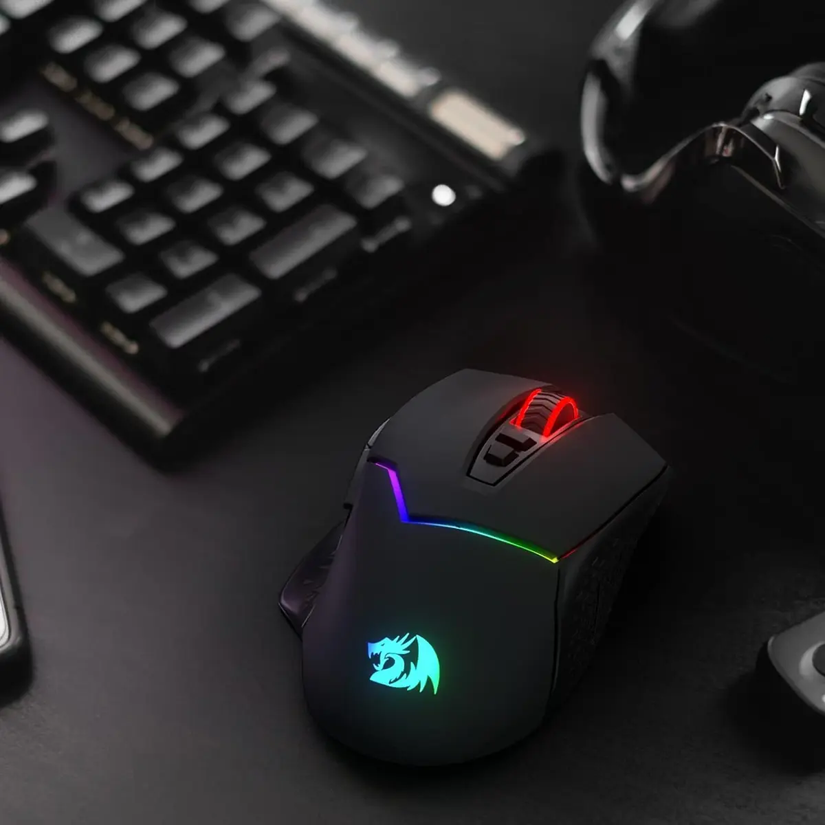 Redragon M690 PRO Wireless RGB Gaming Mouse 8000 DPI | Ergonomic, 8 Macro Buttons, 87H Battery - view 9