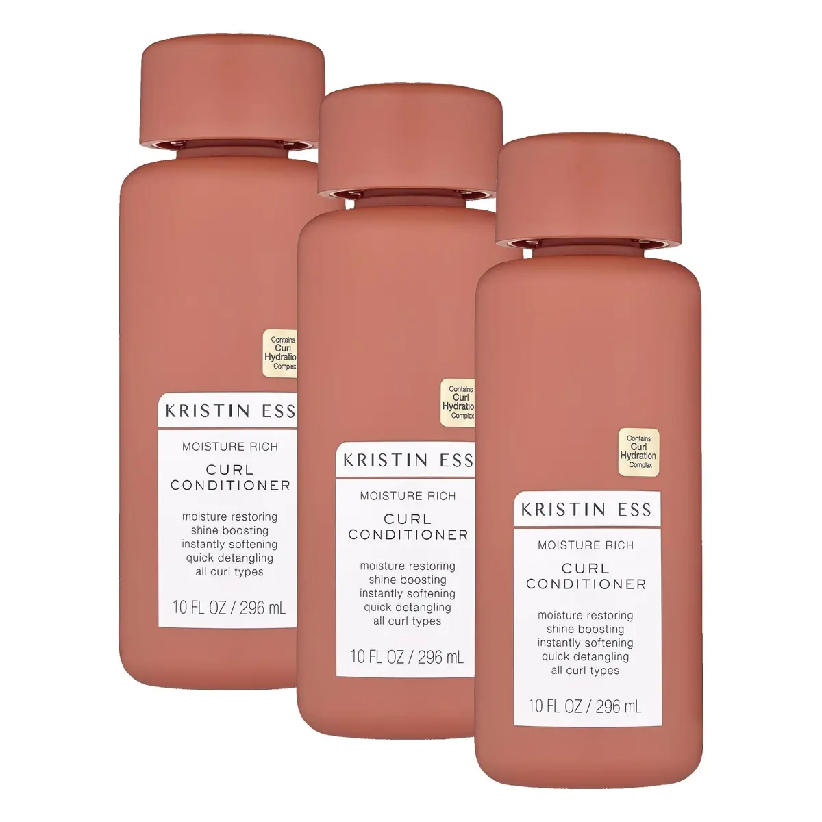Kristin Ess Hair Moisture Rich Curl Conditioner for Curly + Wavy Hair, 300ml (10 Fl Oz) Each | Hydrating Curl Enhancer - main product image