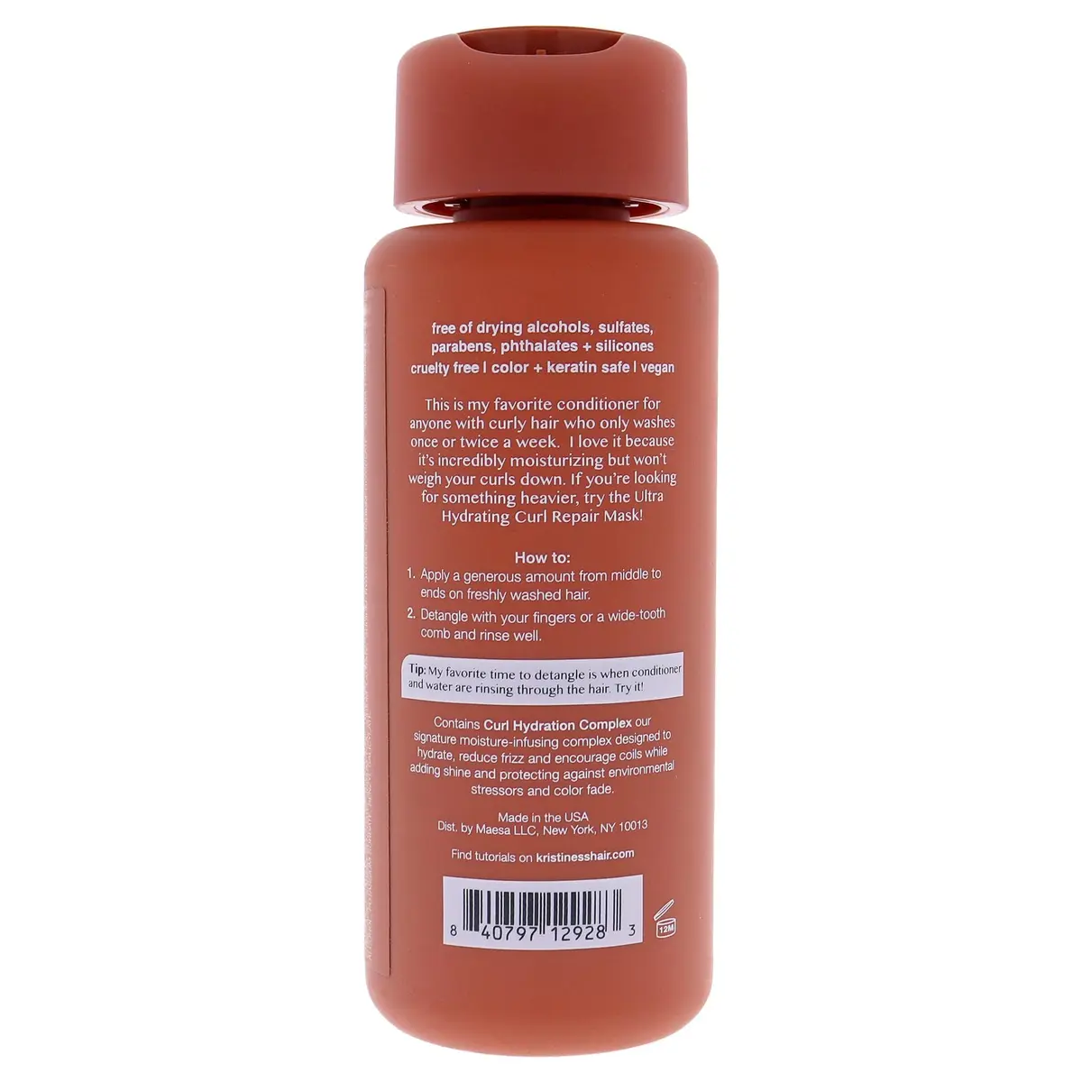 Kristin Ess Hair Moisture Rich Curl Conditioner for Curly + Wavy Hair, 300ml (10 Fl Oz) Each | Hydrating Curl Enhancer - view 2