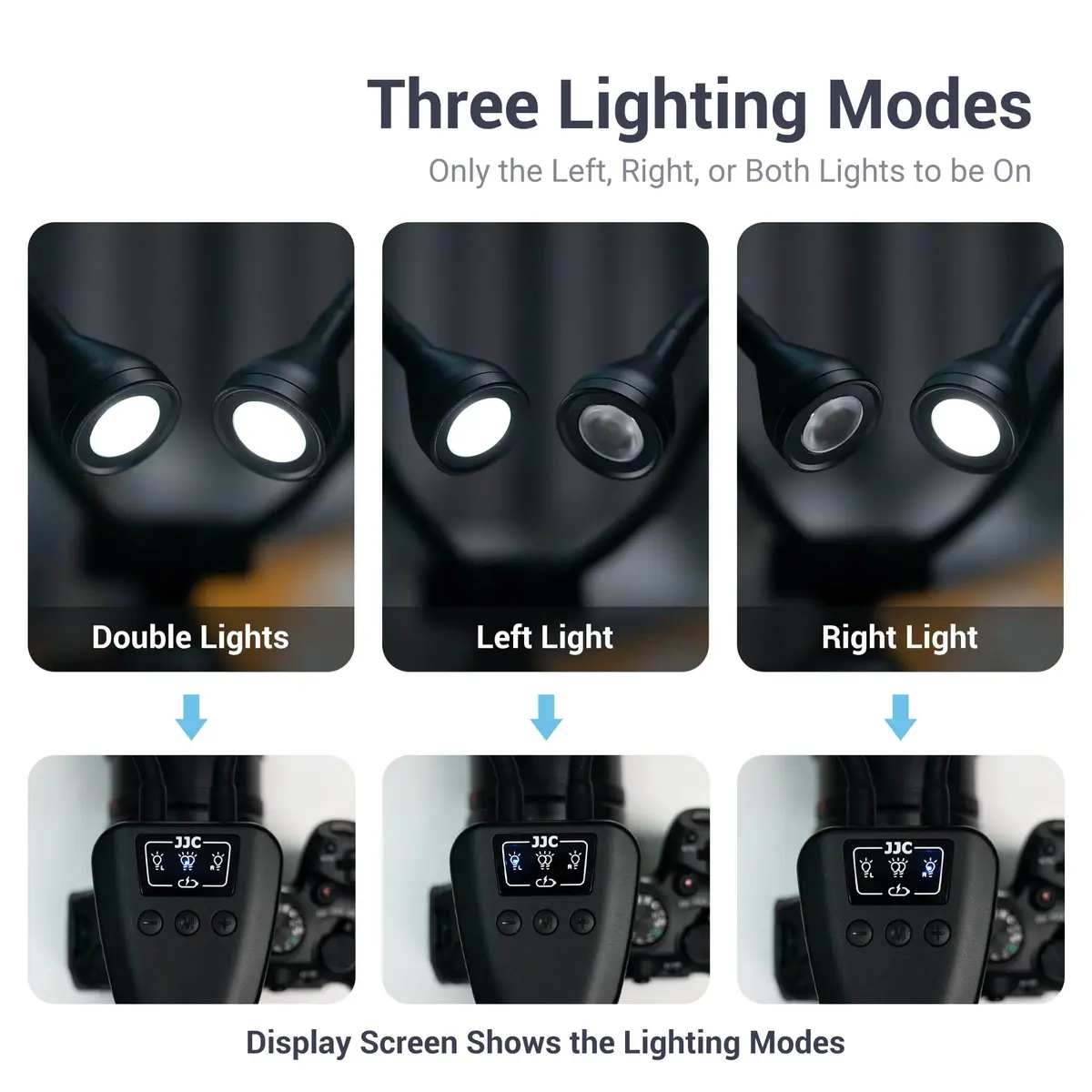 JJC Macro LED Arm Light with 10 Brightness Levels | Heat-Free, Adjustable, 5600K, USB-C Charging - view 4