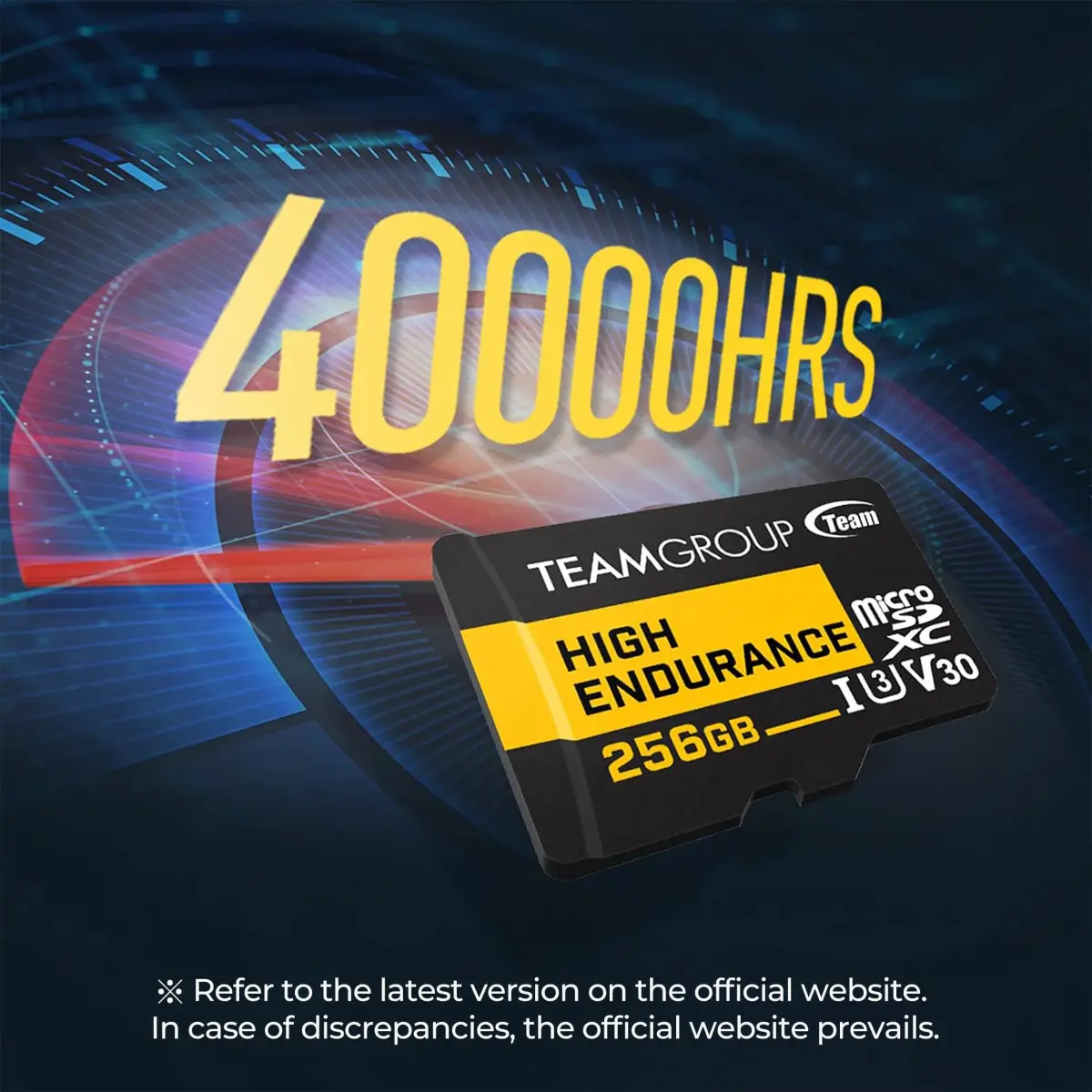 TEAMGROUP High Endurance 128GB Micro SDXC U3 V30 5-Pack | Designed for Monitoring & 4K Video - view 2