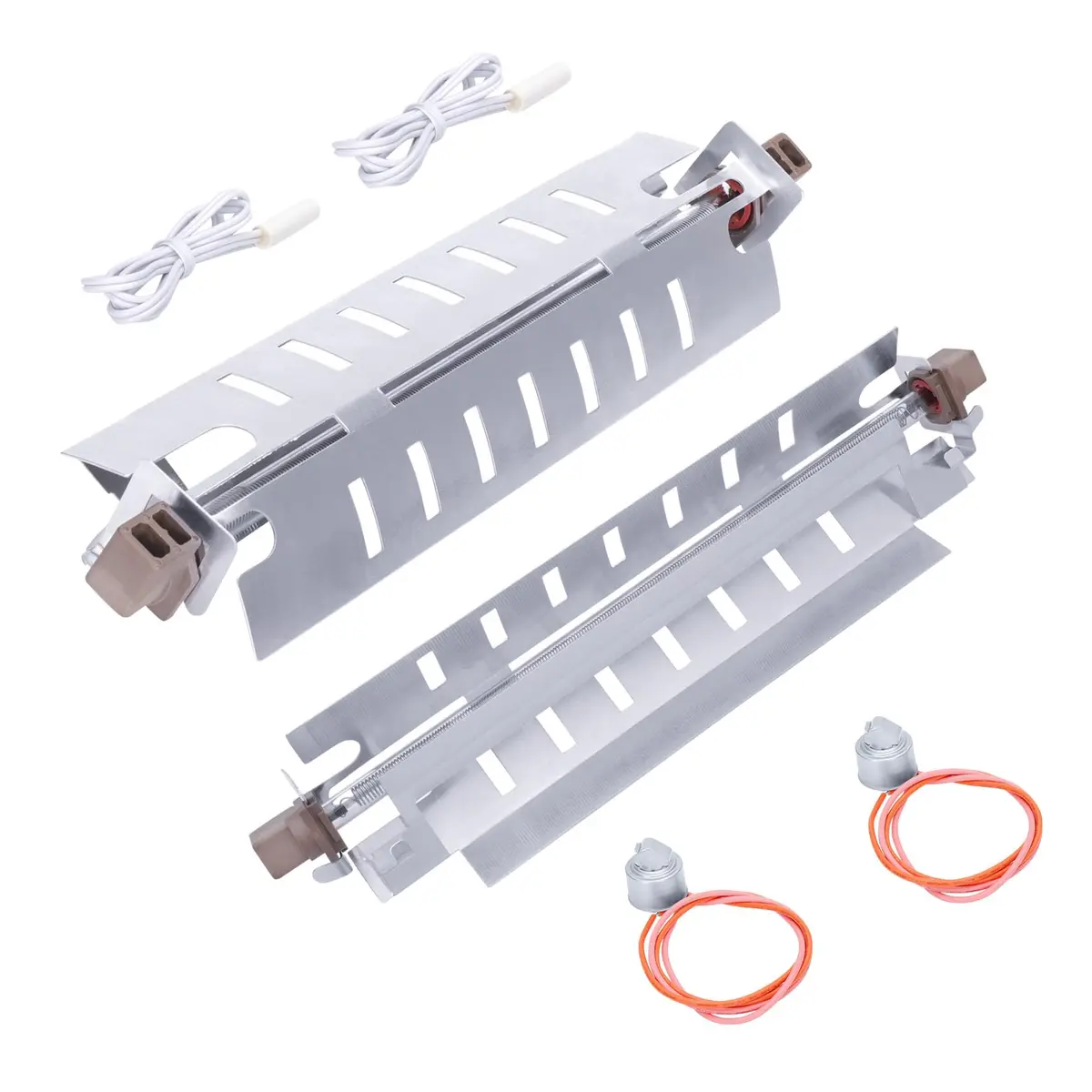 M Motico Refrigerator Defrost Heater Kit WR51X10055, WR55X10025 Sensor, WR50X10068 Thermostat - 2 Pack | Electric Defrost System - main product image