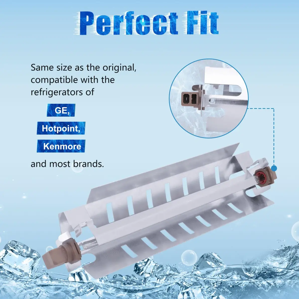 M Motico Refrigerator Defrost Heater Kit WR51X10055, WR55X10025 Sensor, WR50X10068 Thermostat - 2 Pack | Electric Defrost System - view 6