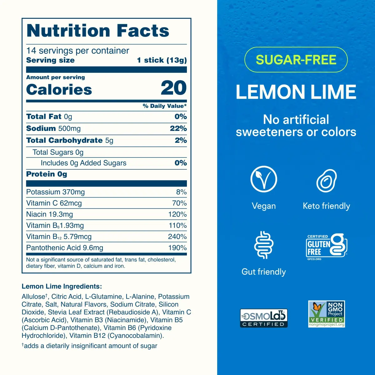 Liquid I.V. Sugar-Free Hydration Electrolytes Lemon Lime 14 Count | Clinically Proven Hydration - view 7