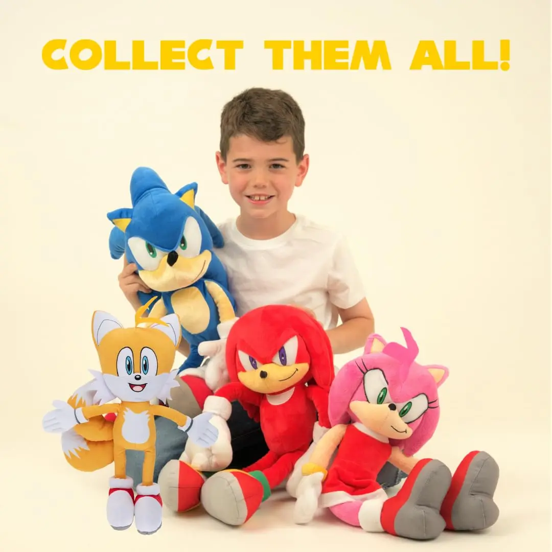Franco Sonic The Hedgehog Tails Plush Pillow (Official Sega) | Soft Microfiber, 20" - view 5