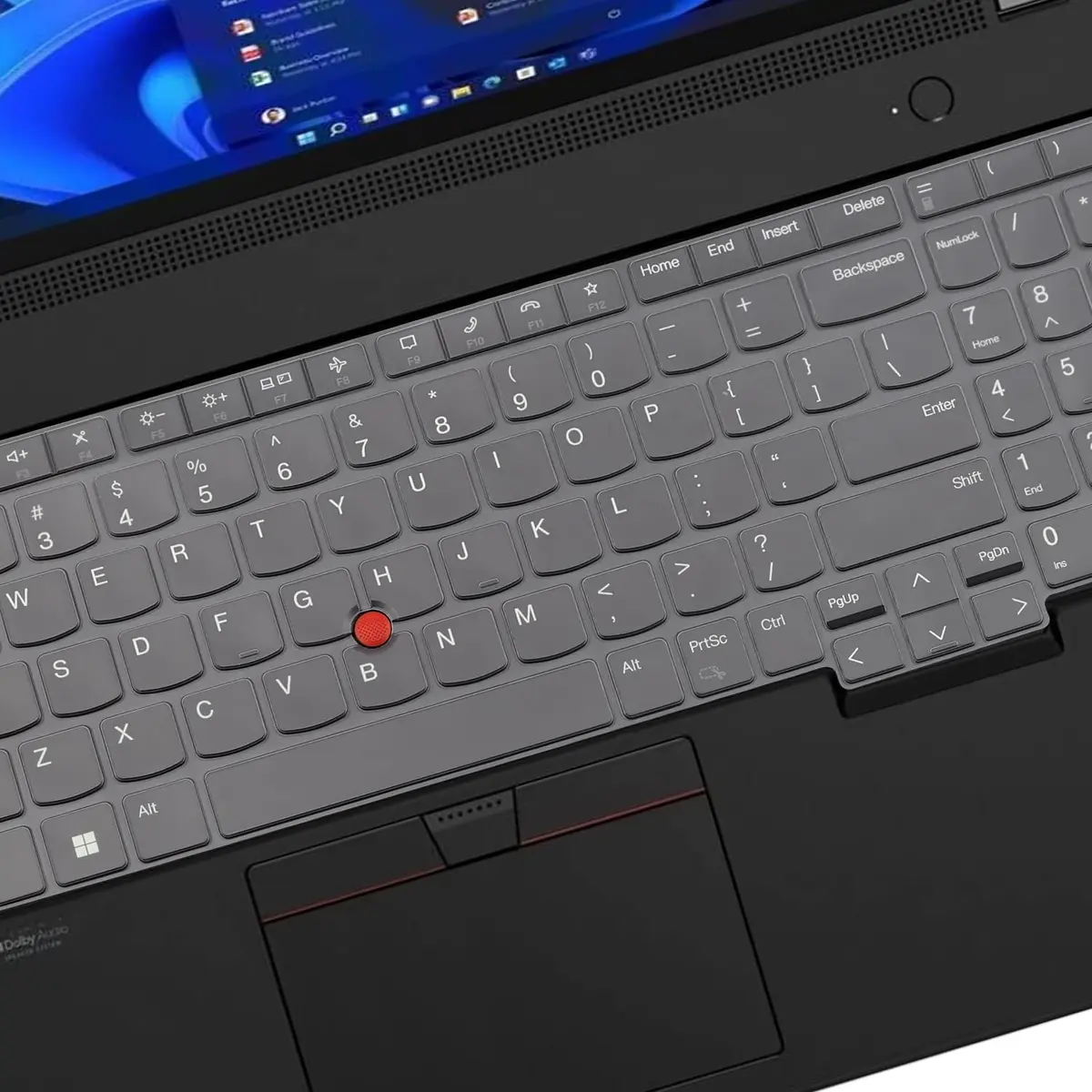 MUBUY-GOL Keyboard Cover for Lenovo ThinkPad E16 L16 T16 T16g P16 P16v P16s 16" & L15 Gen 4/3 15.6" (US Layout) | Thin TPU Protector - view 4