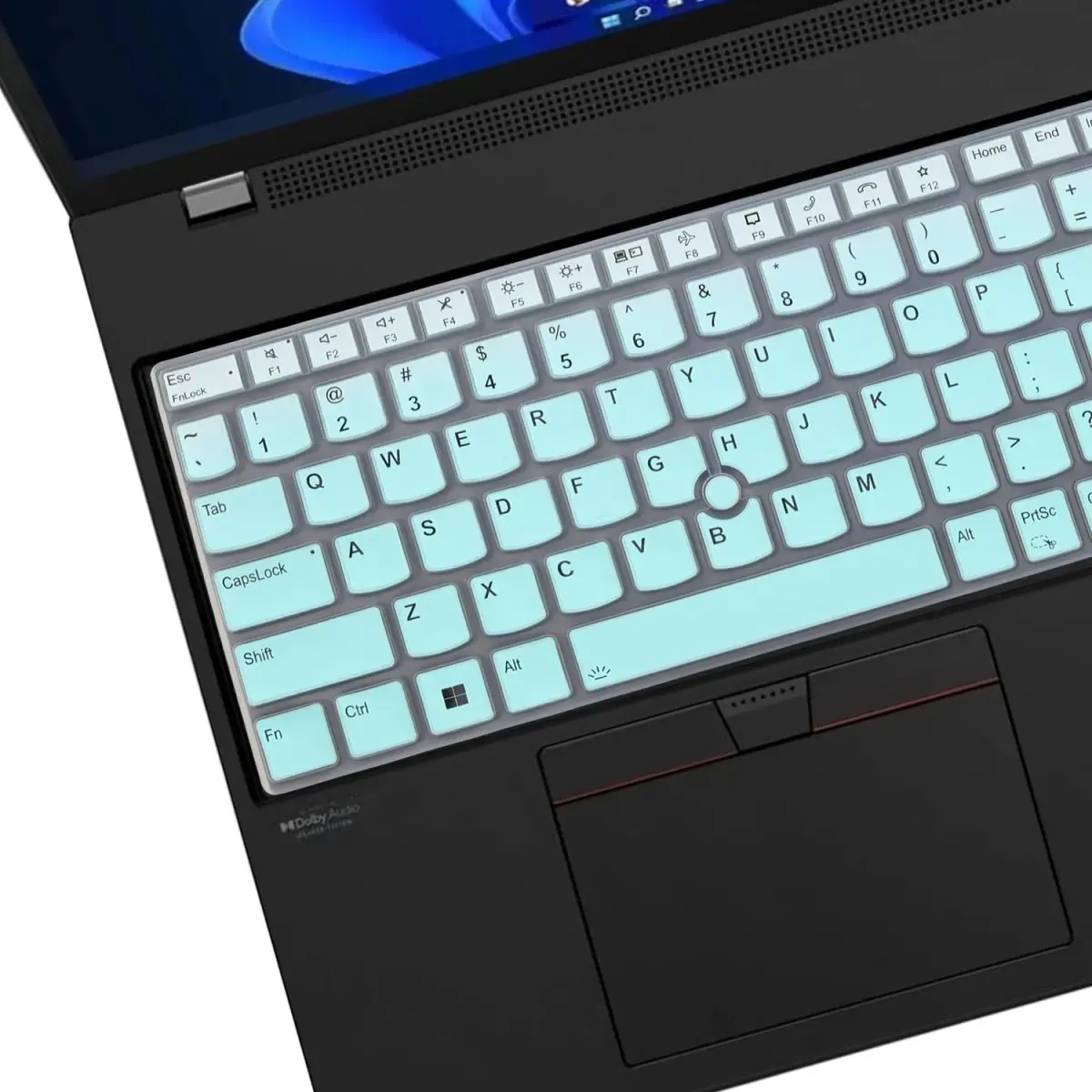 MUBUY-GOL Mint Green Keyboard Skin for Lenovo ThinkPad T16 P16 P16s L15 Gen 4/3 16" 15.6" (2-Pack) - view 3