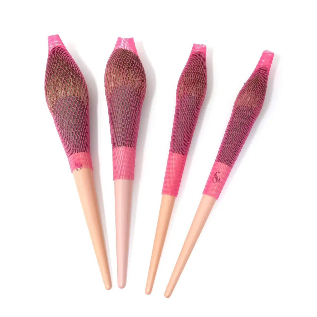 Honbay 100PCS Makeup Brush Protector Mesh Covers (12x1cm / 4.7x0.4 Inch) | Reusable Expandable Covers for Brushes & Tassels - view 5