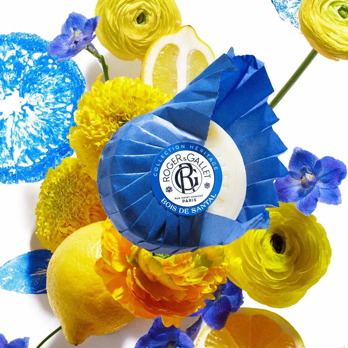 ROGER & GALLET Bois de Santal Perfumed Soap 3.5 oz | Luxurious French Scent for Sensitive Skin - view 2