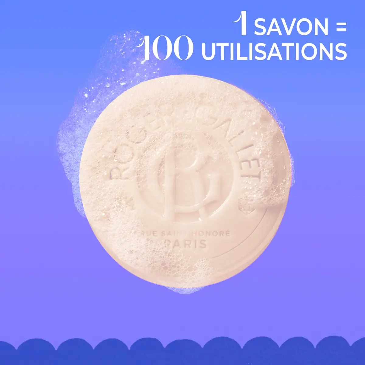 ROGER & GALLET Bois de Santal Perfumed Soap 3.5 oz | Luxurious French Scent for Sensitive Skin - view 4