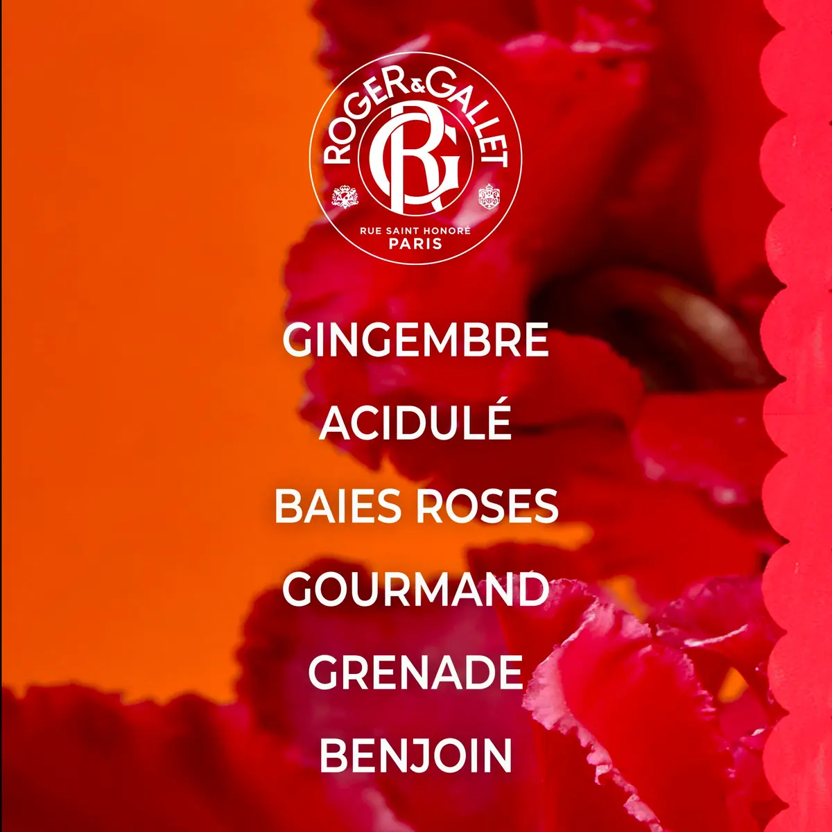 ROGER & GALLET Gingembre Rouge Perfumed Soap 3.5 oz | French craftsmanship, citrus aroma, luxurious foam - view 3