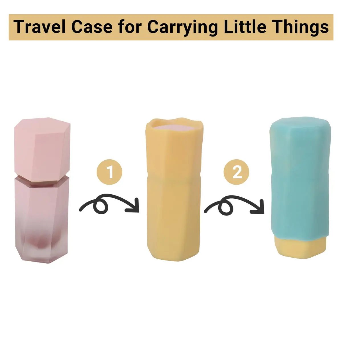 TRANOMOS Silicone Bottle Covers 32 Pack | Leak Proof Travel Essentials for Women Men - view 6