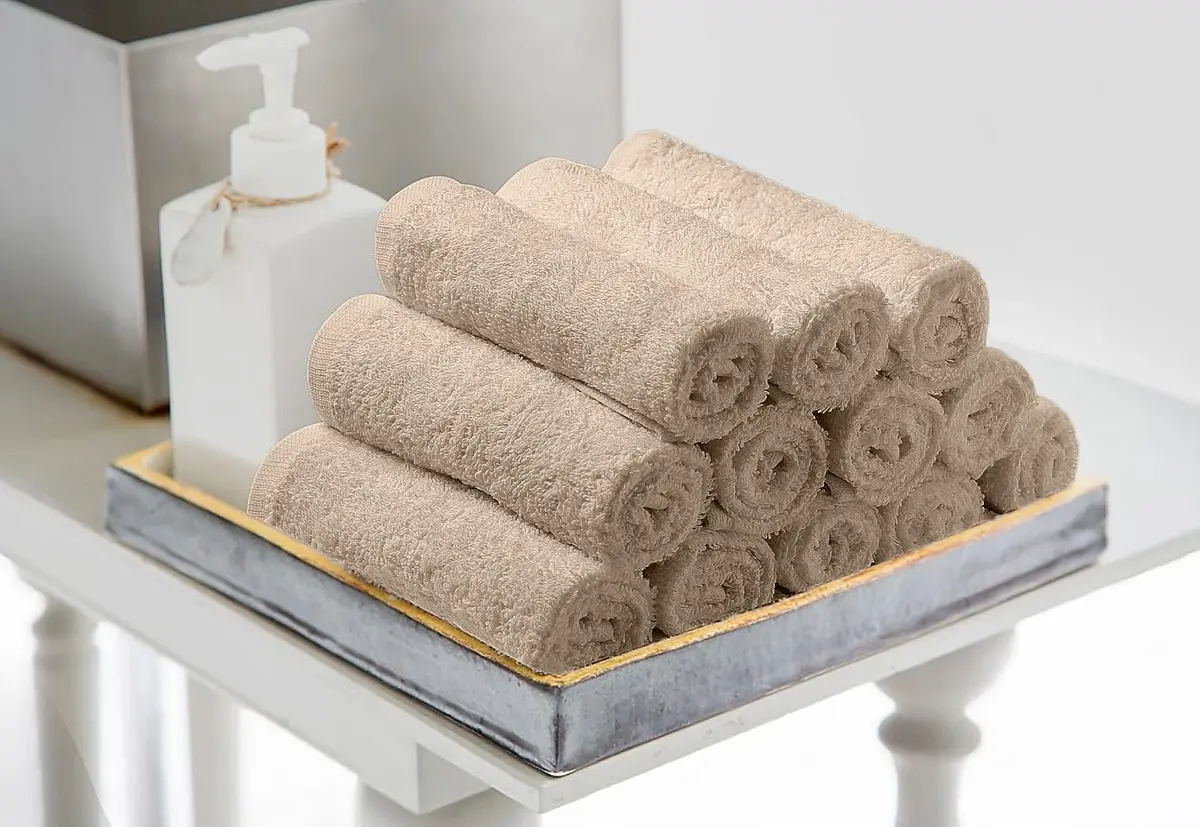 Avalon Towels Cotton Washcloths 12x12 Inches Pack of 60 | Soft & Absorbent Face Towels for Home & Spa - view 5