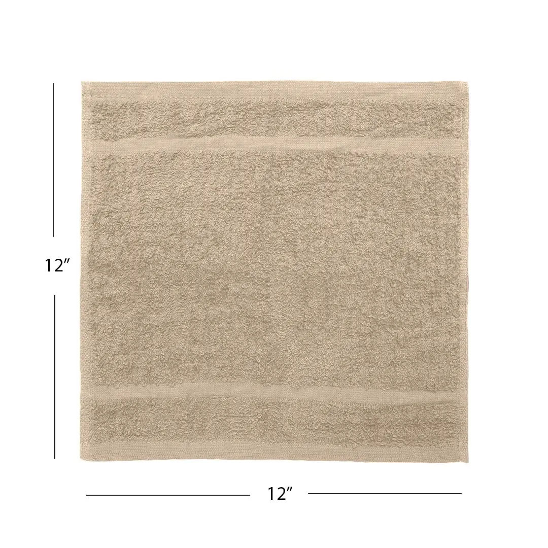 Avalon Towels Cotton Washcloths 12x12 Inches Pack of 60 | Soft & Absorbent Face Towels for Home & Spa - view 3