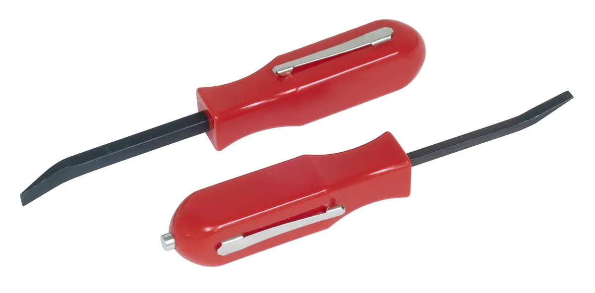 Lisle 35170 1/8" and 3/16" Square Shaft Pocket Pry Bars with Magnet | Compact Hand Tools for Vehicle Repairs - main product image