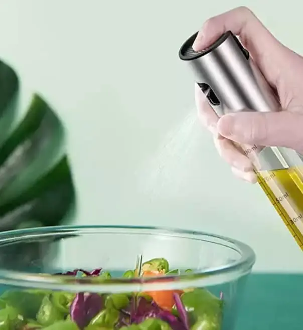 FINECE Oil Sprayer for Cooking 100ml | Stainless Steel & Glass Oil Mister for Air Fryers - view 8