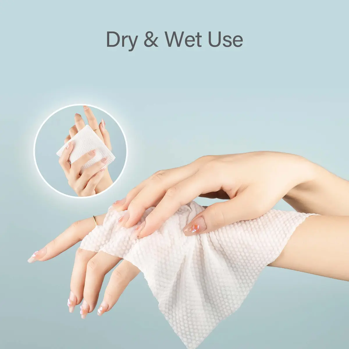 UNIFREE Facial Tissues I Dry Wipes I Makeup Remover 480 Sheets | Biodegradable, Soft & Strong - view 3