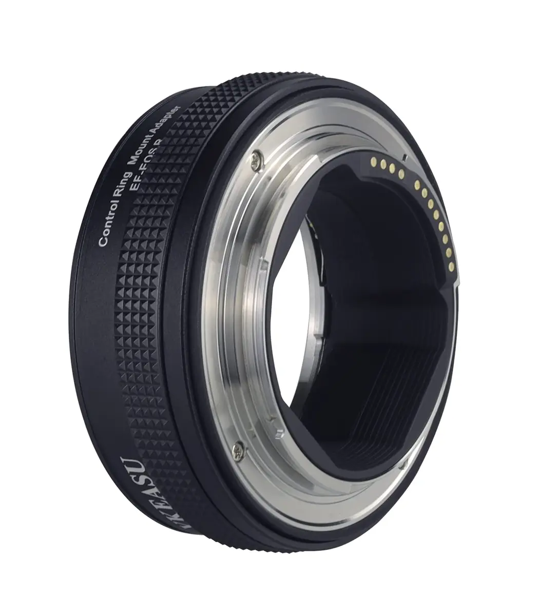 YKEASU Control Ring Mount Adapter EF-EOS R | Compatible with Canon EF/EF-S Lens to Canon EOS R Series Mirrorless Cameras - view 3