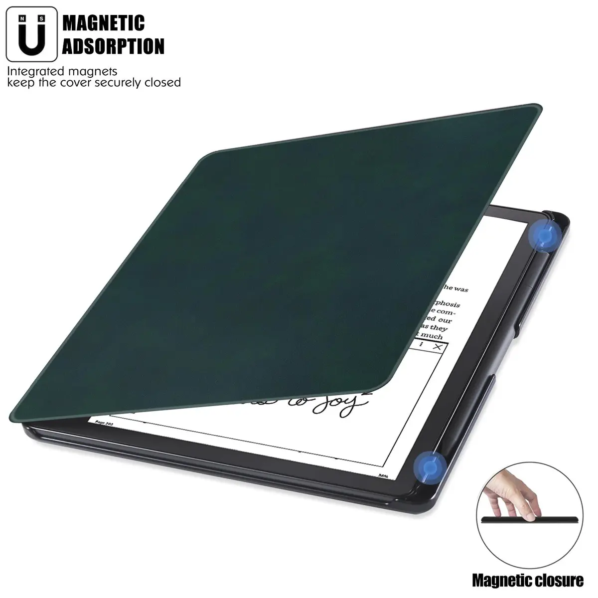BOZHUORUI Case for 10.2" Kindle Scribe 2022/2024 | Slim Durable Cover with Pen Slot - view 5